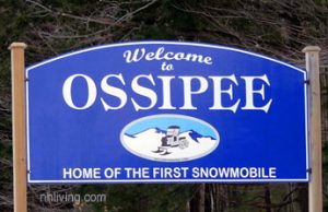Ossipee NH Snowmobile  Sign