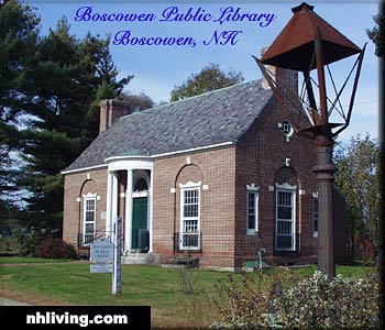 Public Library, Boscawen, NH, Merrimack Valley New Hampshire