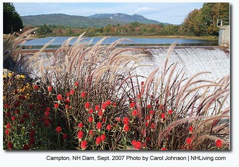 Campton Dam, Campton NH White Mountains region New Hampshire