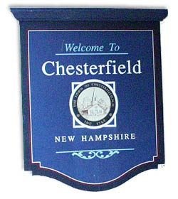 Town Sign, Chesterfield New Hampshire