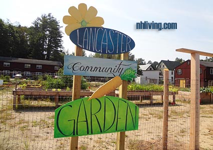 Community Garden, Lancaster New Hampshire Great North Woods region