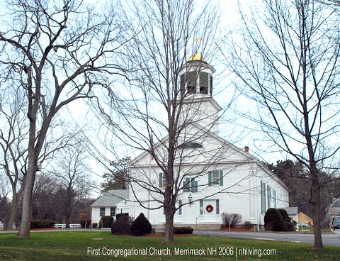 Congregational Church, Merrimack New Hampshire Merrimack Valley region