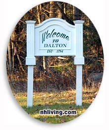 Welcome to Dalton NH, Coos County