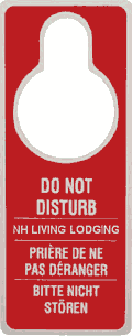 Do not disturb