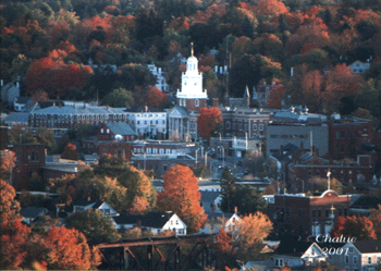 Ariel view Dover New Hampshire Lake Sunapee NH