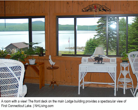 NH Lakefront Lodging, Pittsburg NH  Dining The Glen