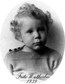 Fritz Wetherbee as a child  in 1939