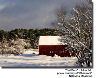 Red Barn Alton New Hampshire lakes region