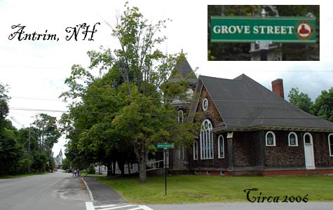 Grove Street, Antrim, NH, Merrimack Valley, NH