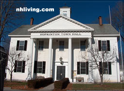Town Hall, Hopkinton New Hampshire Merrimack Valley region