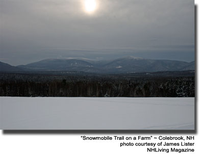 Snowmobile Trails Colebrook NH Great North Woods