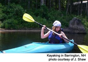 Kayaking Barrington, NH Lakes Region New Hampshire