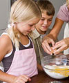 Rainy day baking with kids