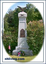 war memorial, Lisbon New Hampshire White Mountain region