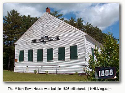 town hall, Milton New Hampshire Lakes region