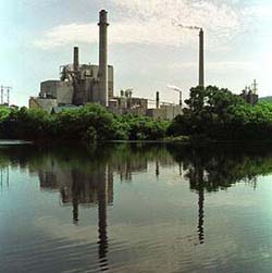 Smoke stacks, Berlin, NH Great North Woodsregion New Hampshire