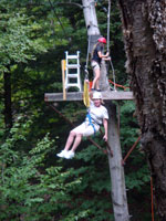 NH Zip line riding