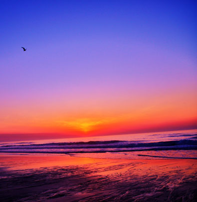 Beach Sunrise Hampton New Hampshire Seacoast region