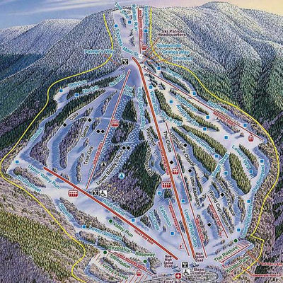 waterville valley ski map