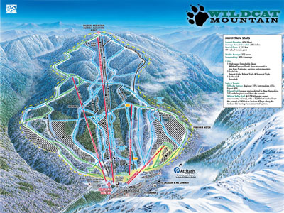 wildcat mountain ski map