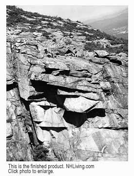 Old Man of the Mountains forehead