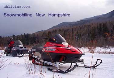 white mountains nh snowmobiling