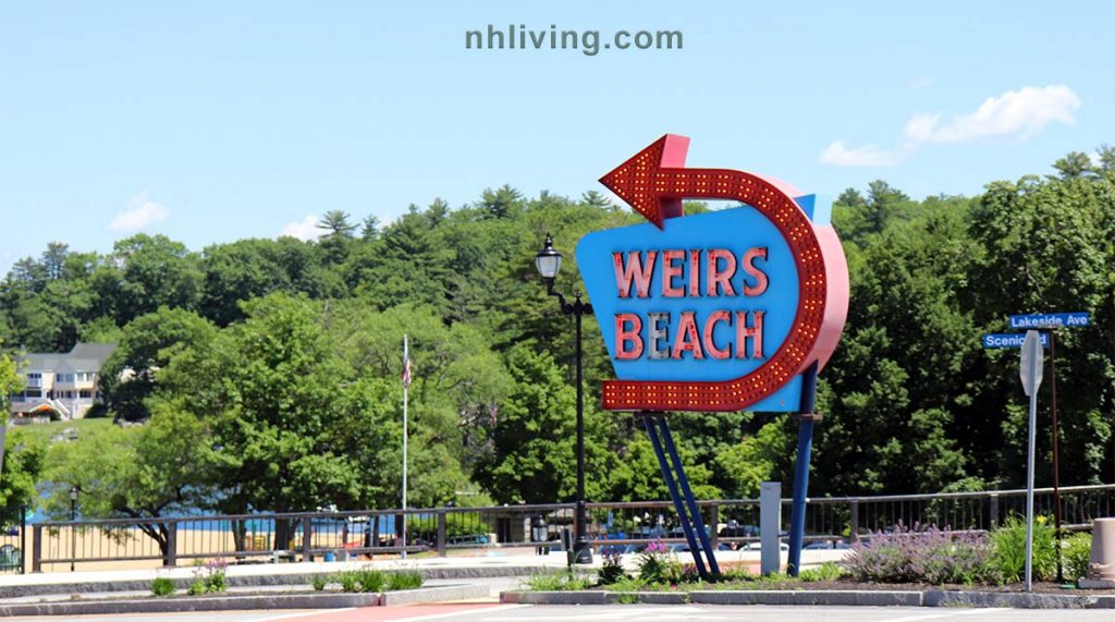 Weirs Beach Sign