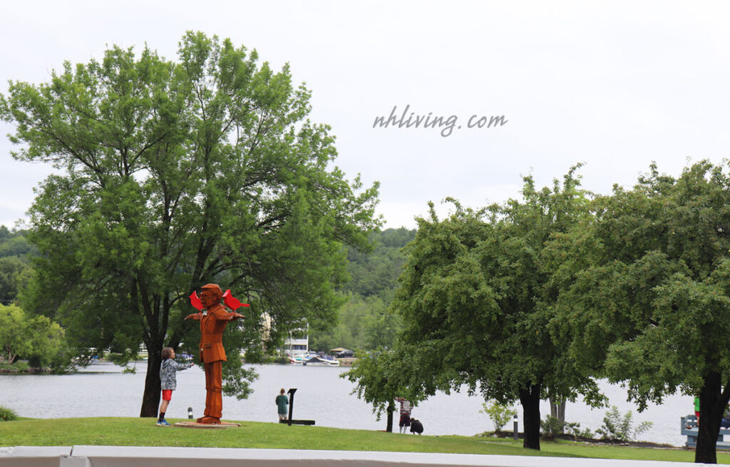 Downtown Meredith by Lake Winnipesaukee